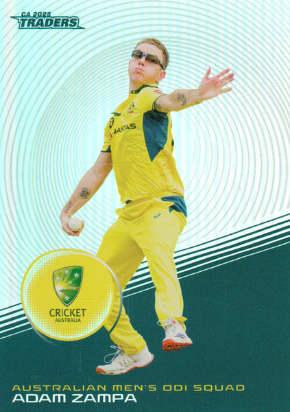 2025-26 Cricket Traders - Silver - S 018 - Adam Zampa - Australia Men's ODI