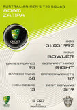 2025-26 Cricket Traders - Silver - S 027 - Adam Zampa - Australia Men's T20