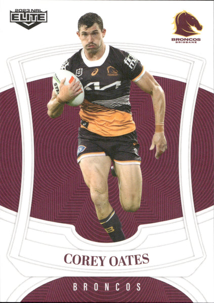 2023 NRL Elite Common Card - 007 - Corey Oates - Brisbane Broncos