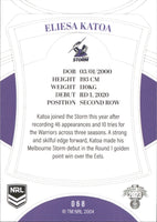 2023 NRL Elite Common Card - 068 - Eliesa Katoa - Melbourne Storm