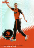 2025-26 Cricket Traders - Silver - S 095 - Tom Rogers - Melbourne Renegades