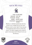 2023 NRL Elite Common Card - 069 - Nick Meaney - Melbourne Storm