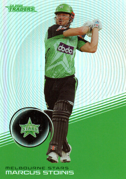 2025-26 Cricket Traders - Silver - S 109 - Marcus Stoinis - Melbourne Stars