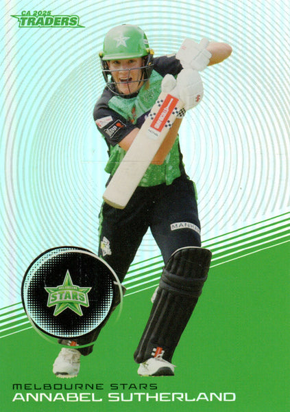 2025-26 Cricket Traders - Silver - S 114 - Annabel Sutherland - Melbourne Stars