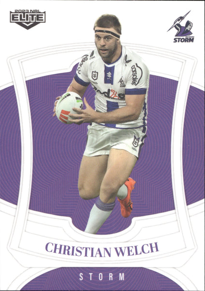 2023 NRL Elite Common Card - 072 - Christian Welch - Melbourne Storm