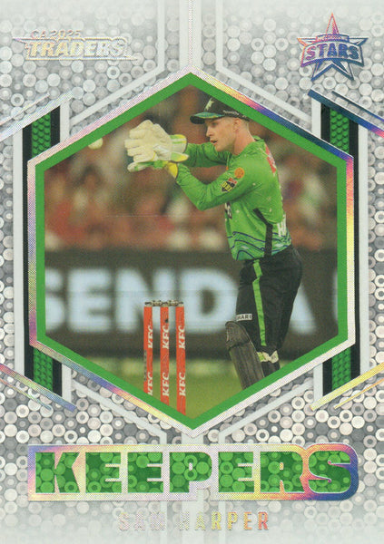 2025-26 Cricket Traders - Keepers Priority - K 09 - Sam Harper - 32/38