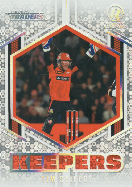 2025-26 Cricket Traders - Keepers Priority - K 07 - Tim Seifert - 18/38