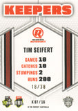 2025-26 Cricket Traders - Keepers Priority - K 07 - Tim Seifert - 18/38