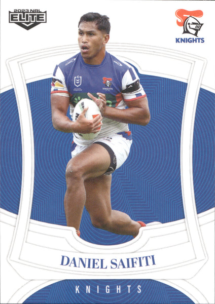 2023 NRL Elite Common Card - 079 - Daniel Saifiti - Newcastle Knights