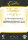 2025-26 Cricket Traders - The Greats - TG 05 - Peter Siddle – 26.11.2012 - 032/148