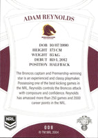 2023 NRL Elite Common Card - 008 - Adam Reynolds - Brisbane Broncos