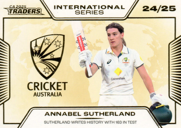 2025-26 Cricket Traders - International Series Gold - ISG 34 - Annabel Sutherland - 036/139