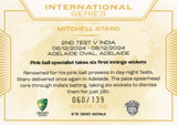 2025-26 Cricket Traders - International Series Gold - ISG 09 - Mitchell Starc - 060/139