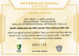 2025-26 Cricket Traders - International Series Gold - ISG 19 - Steve Smith - 080/139