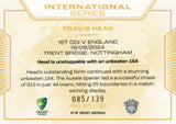2025-26 Cricket Traders - International Series Gold - ISG 05 - Travis Head - 085/139