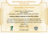 2025-26 Cricket Traders - International Series Gold - ISG 06 - Spencer Johnson - 047/139