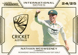 2025-26 Cricket Traders - International Series Gold - ISG 08 - Nathan McSweeney - 027/139