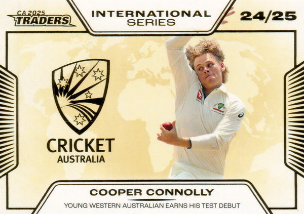 2025-26 Cricket Traders - International Series Gold - ISG 22 - Cooper Connolly - 041/139