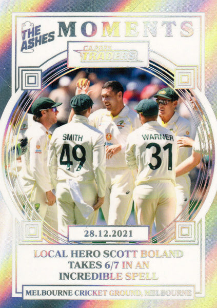 2025-26 Cricket Traders - Ashes Moments Silver - AMS 26 - 28.12.2021 - MCG - 068/165