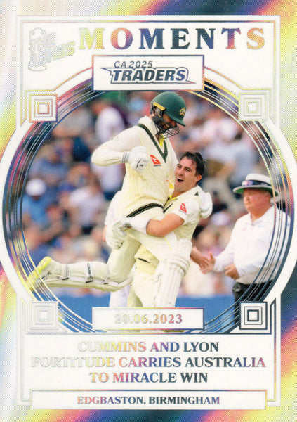 2025-26 Cricket Traders - Ashes Moments Silver - AMS 27 - 20.06.2023 - Edgbaston - 139/165