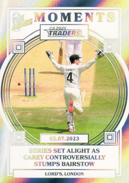 2025-26 Cricket Traders - Ashes Moments Silver - AMS 29 - 02.07.2023 - Lord’s - 099/165