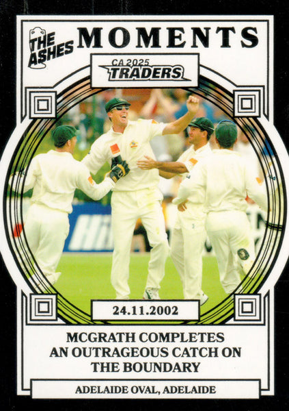 2025-26 Cricket Traders - Ashes Moments Pallidium - AMP 10 - 24.11.2002 - Adelaide Oval - 68/75