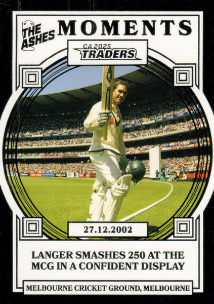 2025-26 Cricket Traders - Ashes Moments Pallidium - AMP 11 - 27.12.2002 - MCG - 70/75