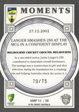 2025-26 Cricket Traders - Ashes Moments Pallidium - AMP 11 - 27.12.2002 - MCG - 70/75