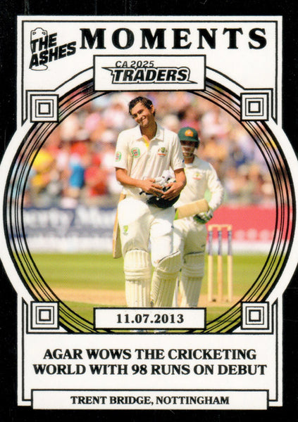 2025-26 Cricket Traders - Ashes Moments Pallidium - AMP 18 - 11.07.2013 - Trent Bridge - 22/75