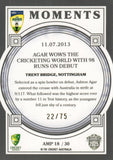 2025-26 Cricket Traders - Ashes Moments Pallidium - AMP 18 - 11.07.2013 - Trent Bridge - 22/75