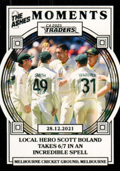 2025-26 Cricket Traders - Ashes Moments Pallidium - AMP 26 - 28.12.2021 - MCG - 47/75