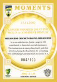 2025-26 Cricket Traders - Ashes Moments Gold - AMG 11 - 27.12.2002 - MCG - 004/100