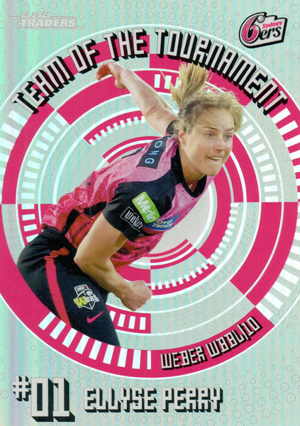 2025-26 Cricket Traders - Team Of The Tournament Silver - TTS 01 - Ellyse Perry - 004/200