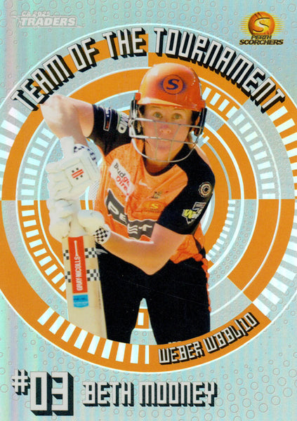 2025-26 Cricket Traders - Team Of The Tournament Silver - TTS 03 - Beth Mooney - 116/200