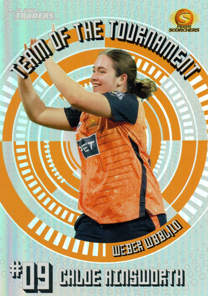 2025-26 Cricket Traders - Team Of The Tournament Silver - TTS 09 - Chloe Ainsworth - 193/200