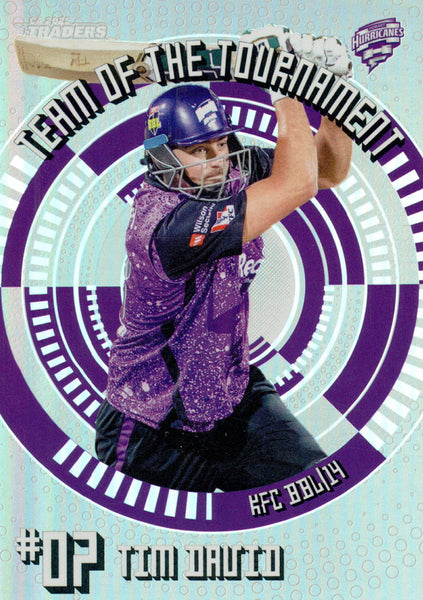 2025-26 Cricket Traders - Team Of The Tournament Silver - TTS 19 - Tim David - 112/200