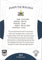 2023 NRL Elite Common Card - 089 - Jason Taumalolo - North Queensland Cowboys