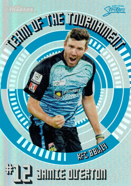 2025-26 Cricket Traders - Team Of The Tournament Silver - TTS 24 - Jamie Overton - 112/200