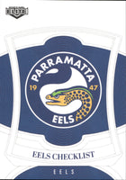 2023 NRL Elite Common Card - 091 - Parramatta Eels Checklist - Parramatta Eels