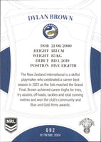 2023 NRL Elite Common Card - 092 - Dylan Brown - Parramatta Eels