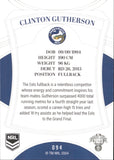 2023 NRL Elite Common Card - 094 - Clinton Gutherson - Parramatta Eels