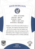 2023 NRL Elite Common Card - 095 - Josh Hodgson - Parramatta Eels