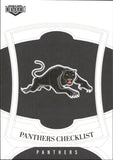 2023 NRL Elite Common Card - 100 - Penrith Panthers Checklist - Penrith Panthers