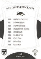 2023 NRL Elite Common Card - 100 - Penrith Panthers Checklist - Penrith Panthers