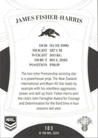 2023 NRL Elite Common Card - 103 - James Fisher-Harris - Penrith Panthers