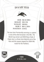 2023 NRL Elite Common Card - 108 - Isaah Yeo - Penrith Panthers