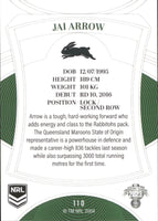 2023 NRL Elite Common Card - 110 - Jai Arrow - South Sydney Rabbitohs