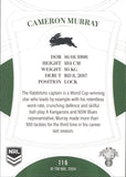 2023 NRL Elite Common Card - 116 - Cameron Murray - South Sydney Rabbitohs