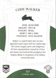 2023 NRL Elite Common Card - 117 - Cody Walker - South Sydney Rabbitohs