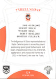 2023 NRL Elite Common Card - 124 - Tyrell Sloan - St. George-Illawarra Dragons